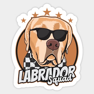 Labrador Squad Sticker